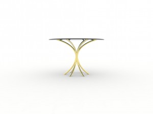 glass table Modèle 3D