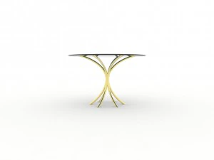 ガラステーブル 3Dモデル