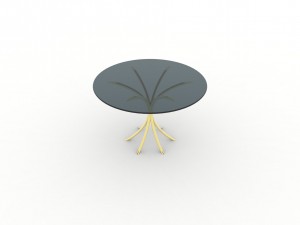glass table Modello 3D