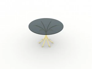 table en verre Modèle 3D