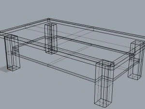 table de t&eacute;l&eacute;vision Modèle 3D