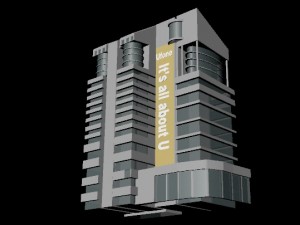 ufone tower 3D 模型