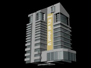 вежа ufone 3D Модель