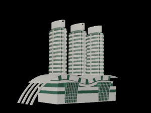 ТЦ Кентавр 3D Модель