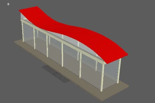 metro station 3D Model .c4d .max .obj .3ds .fbx .stl .blend 