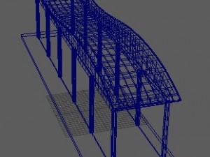 metro station 3D 模型