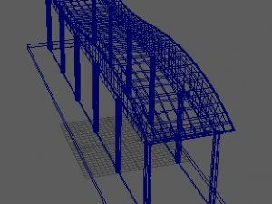 metro station 3D Model