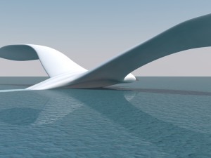 seagull and sea 3D Model