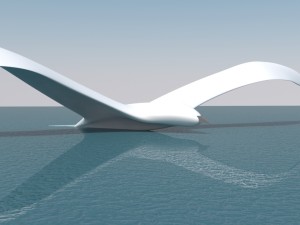 seagull and sea 3D Model