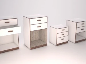 stolik nocny marki Ludik Model 3D