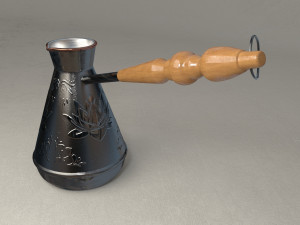 turkish coffee pot 3D Model