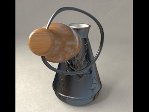 turkish coffee pot 3D Model