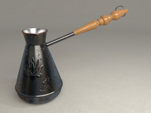 turkish coffee pot 3D Model