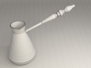 turkish coffee pot 3D Model