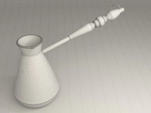터키식 커피포트 3D 모델