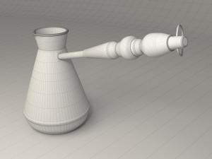 turkish coffee pot 3D Model