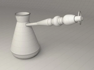 터키식 커피포트 3D 모델