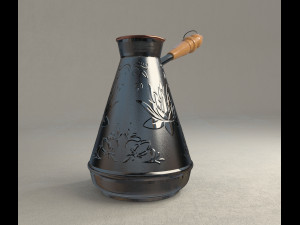 turkish coffee pot 3D Model