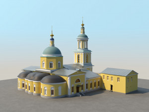 russian church 3D Model