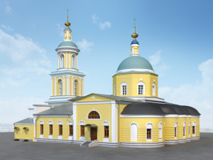 russian church 3D Модель