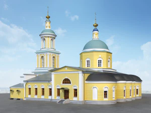 russian church 3D Model