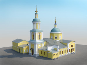 russian church 3D Модель