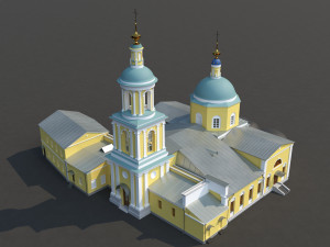 russian church 3D Модель