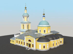 russian church 3D Model