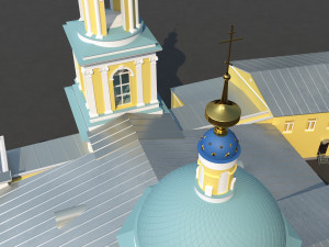 russian church 3D Модель