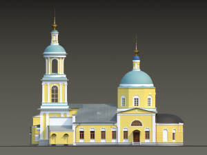 russian church 3D Модель