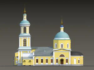 russian church 3D Model