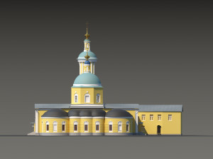 russian church 3D Модель