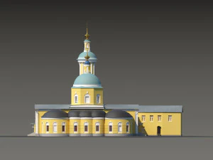 russian church 3D Model
