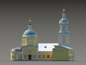 russian church 3D Model