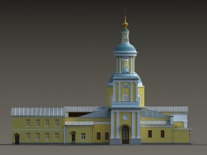 russian church 3D Модель