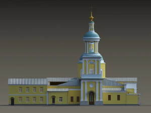russian church 3D Model