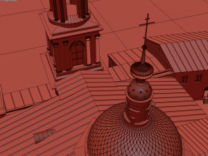 russian church 3D Модель