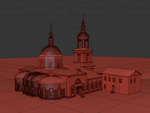 russian church 3D Model