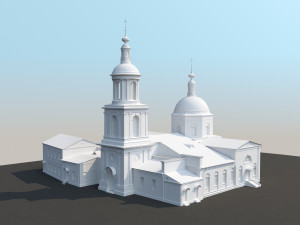 russian church 3D Модель