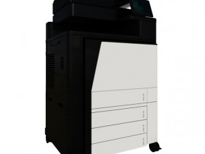 hp color laserjet enterprise flow m880z Modello 3D
