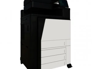 HP Color LaserJet Enterprise Flow M880z Model 3D