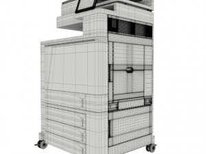 hp color laserjet enterprise flow m880z Modèle 3D