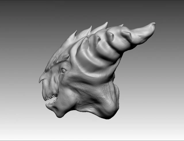 lizard alien 3d monster body character 3D Model .c4d .max .obj .3ds .fbx .stl .blend 