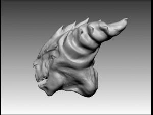 lizard alien 3d monster body character 3D मॉडल