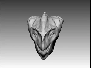 lizard alien 3d monster body character 3D Model
