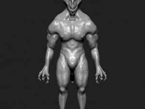 lizard monster 3D मॉडल