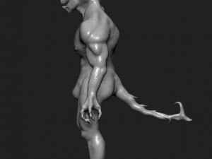 lizard monster 3D 모델