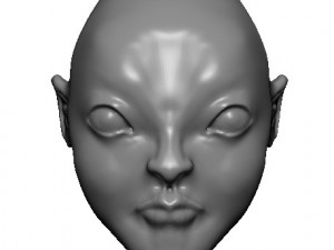 doll head 3D Модель