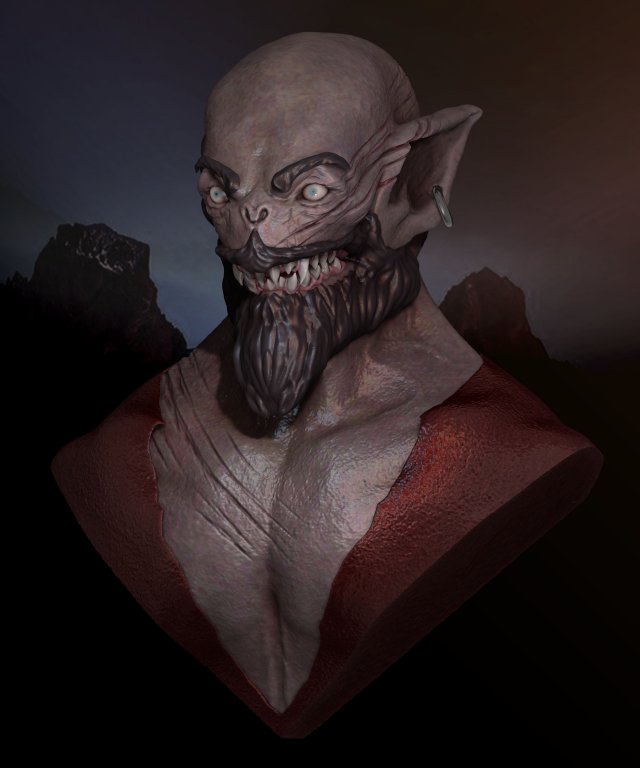 rat hunter trader 3D 模型 .c4d .max .obj .3ds .fbx .stl .blend 