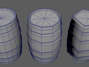 wood barrel - game ready 3D 模型